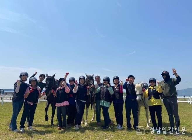 함안군승마공원, 승마 프로그램 ‘호스테라피(Horse Therapy)’ 시행