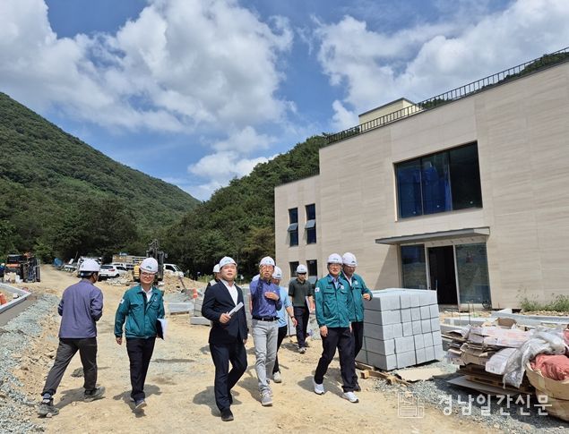 신대호 김해부시장, 지역 국립 산림복지시설 방문