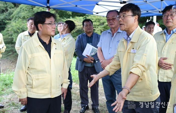 변광용 거제시장, 환경부 장관에 고현천 댐 조성 적극 건의