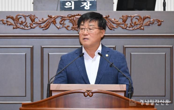 김형석 진주시의원, 청년·신혼부부 대상 임대주택공급 신설·확대 필요성 역설