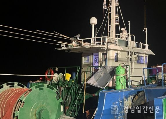 사천해경, 선상 특수상해 사건 피의자 검거