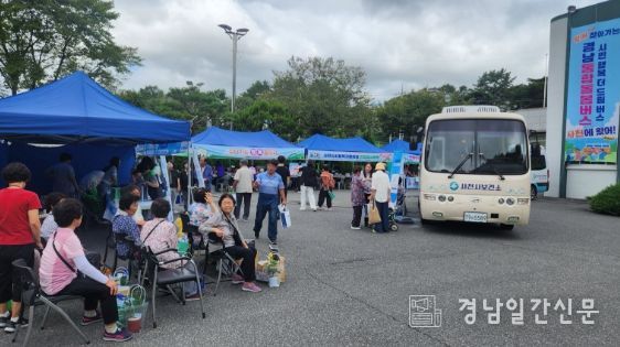 10일 곤명면 행정복지센터 방문 다양한 보건의료서비스 제공