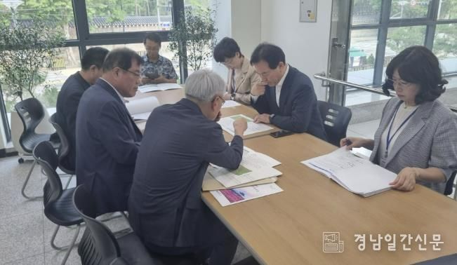 이승화 산청군수 정태호 국회의원 면담