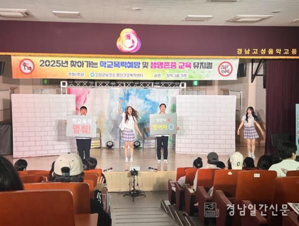 찾아가는 학교폭력 예방 및 생명존중 교육 뮤지컬 실시