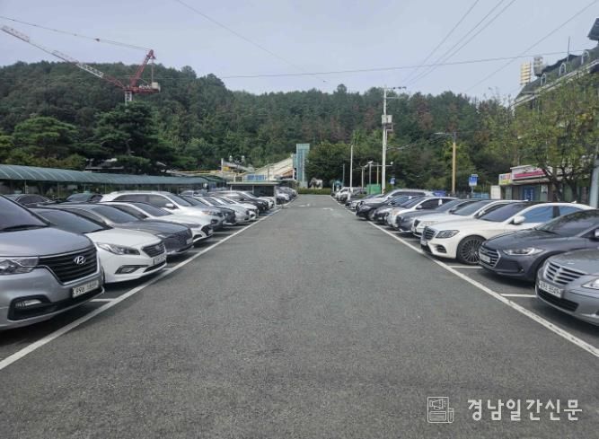 밀양역광장주차장 전경
