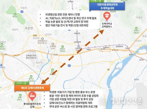 제6회 김해의생명축제와 대한의용생체공학회 추계학술대회 안내
