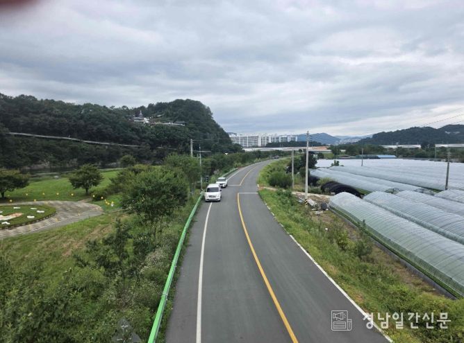 안심가로등 설치 대상지 용평 암새들 일원 전경