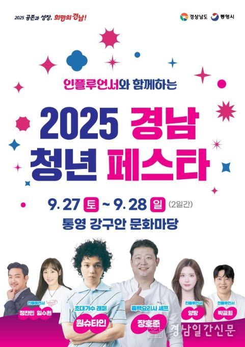 '2025 경남청년페스타' 포스터