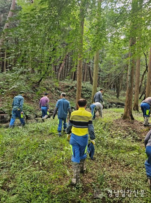 사천시, 대한민국 새단장 추석 맞이 산지정화 활동 실시
