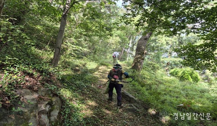 김해시 추석맞이 등산로 정비