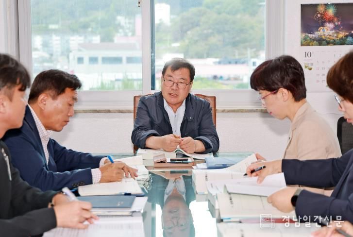 산청군, 2026년도 주요 업무계획 보고회 개최