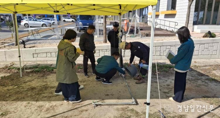 밀양시가 5일 2025 밀양 로컬엑스포가 열리는 햇살문화캠퍼스에서 합동 안전 점검을 진행하고 있다.