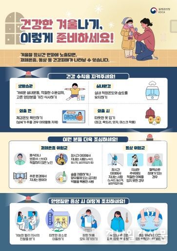 거창군, 다 함께 겨울철 한랭질환 예방해요!