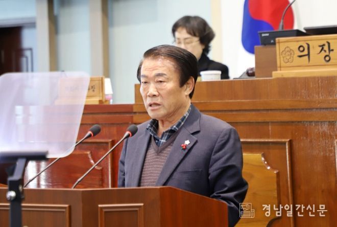 함안군의회 배재성 의원