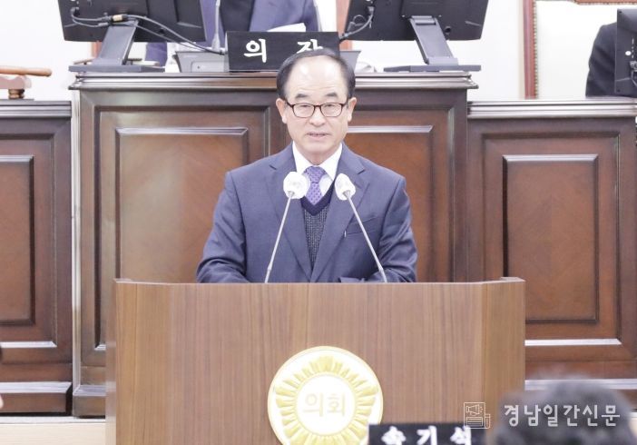 황성철 의령군의원 “필수농자재 지원 조례” 제정