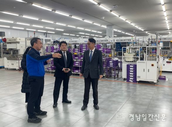 김명주 경제부지사, 제조기업 현장 방문
