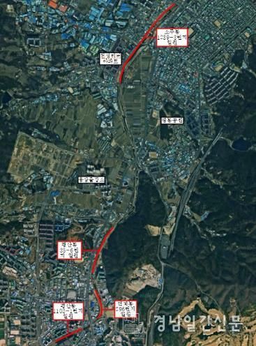 회야강 산책로 확장 구간