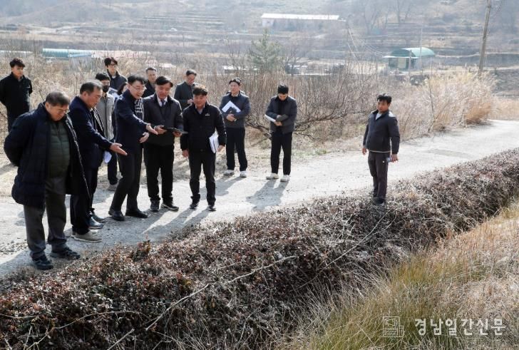 적량면 우계저수지