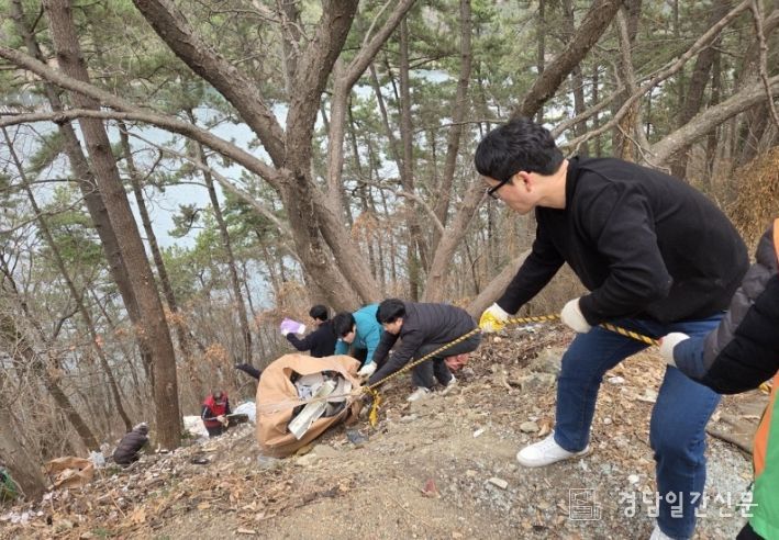 통영시, 설 맞이 불법투기 우심지 환경정비