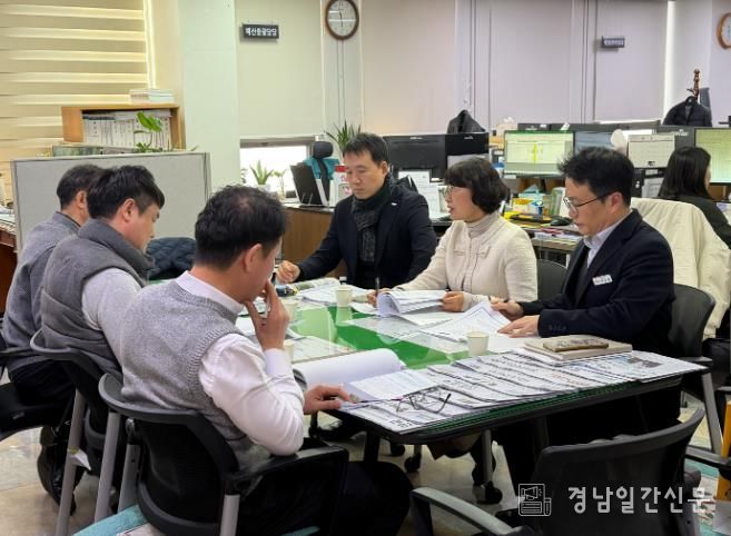 합천군, 지역현안 해결 위해 경남도청 예산 건의 방문