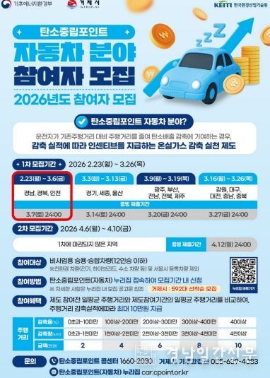 관련포스터(주행거리 줄이고 최대 10만원의 인센티브 받으세요!)