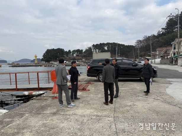 박무석 거제시 안전건설국장, 재해위험지역 주요 사업장 현장점검 실시