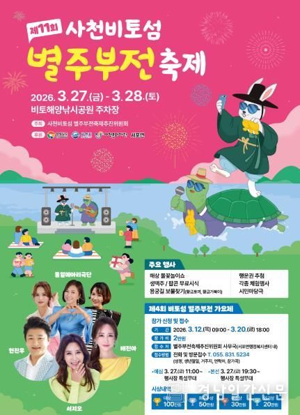 '제11회 사천비토섬 별주부전 축제' 개최