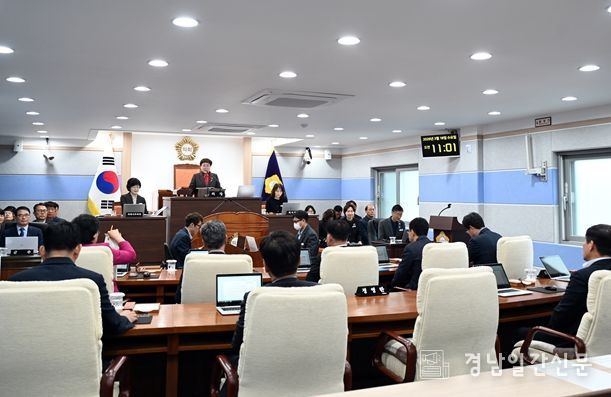 3월 18일 열린 제291회 임시회 제1차 본회의