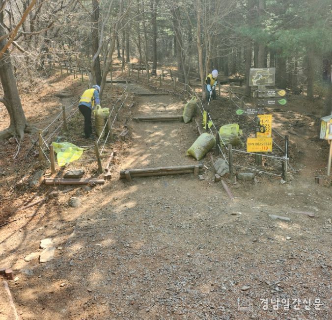 창원특례시, 천주산산림욕장 봄맞이 정비