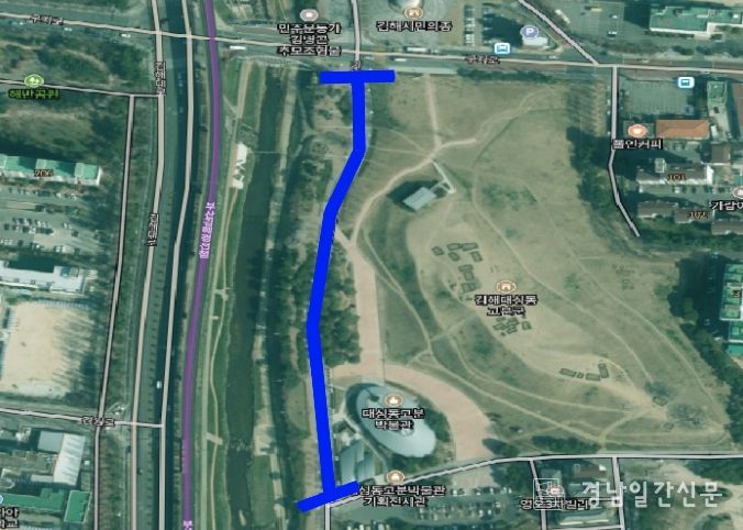 가야의거리- 차없는거리 운영 구간 : 경원교~ 대성동고분박물관